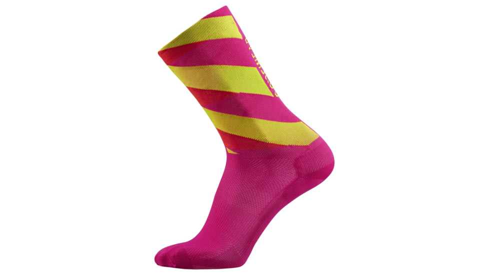 GOREWEAR Essential Signal Socks in Process Pink/Fireball 10.5-12 Form fit 62606765, 100983-BIAY-XL