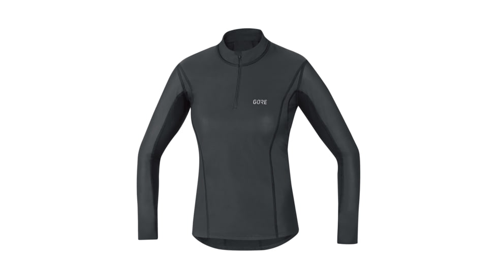 GOREWEAR Womens M WINDSTOPPERR Base Layer Thermo Turtleneck in Black Large 12-14 Slim fit 11CA9B14, 100322-9900-42
