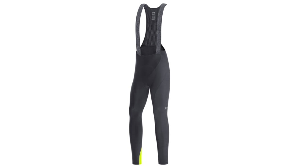 GOREWEAR Mens C3 Thermo Cycling Bib Tights+ in Black/Neon Yellow XL Form fit 489CA82C, 100648-9908-XXL