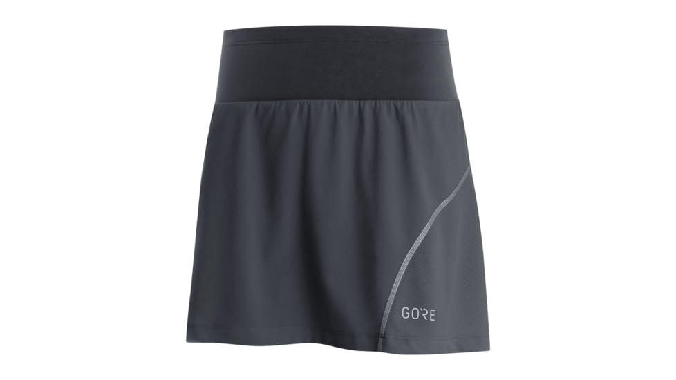 GOREWEAR Running Skort Womens in Black Small 4-6 Slim fit 32DC831E, 100622-9900-38