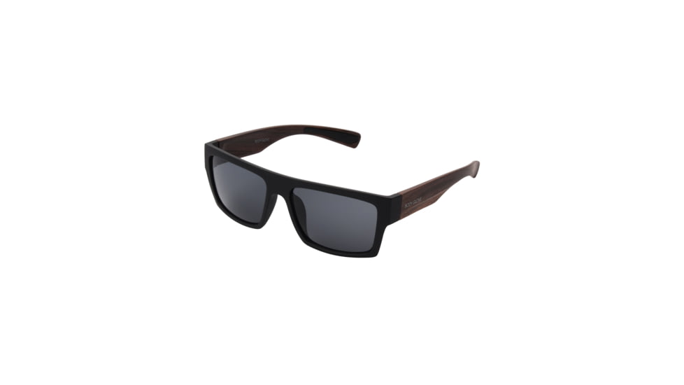 Body Glove Mens Reggie Rectangular Sunglasses - Black/Dark Brown D02B5F50, One Size, Black/Dark Brown, 10261067.LTS-BLK-ONE/SIZE