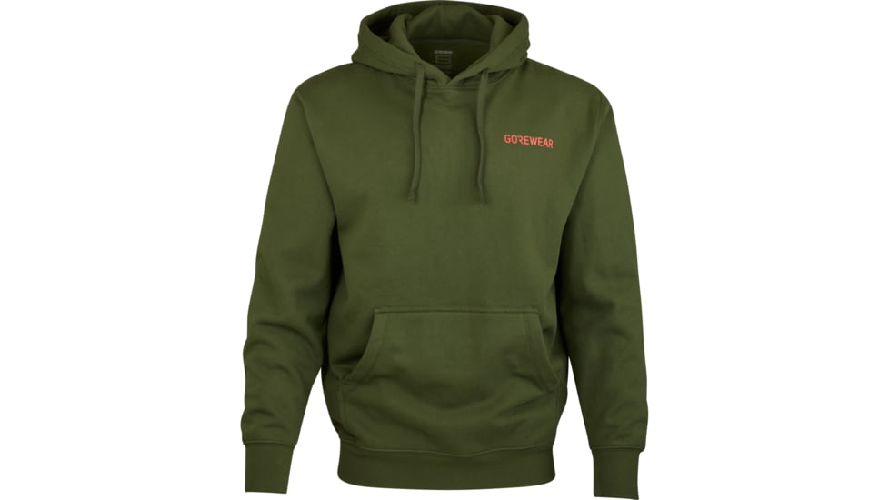 GOREWEAR Mens Komfort Zone Hoodie in Utility Green XL 7E05D764, 101657-BH00-XXL