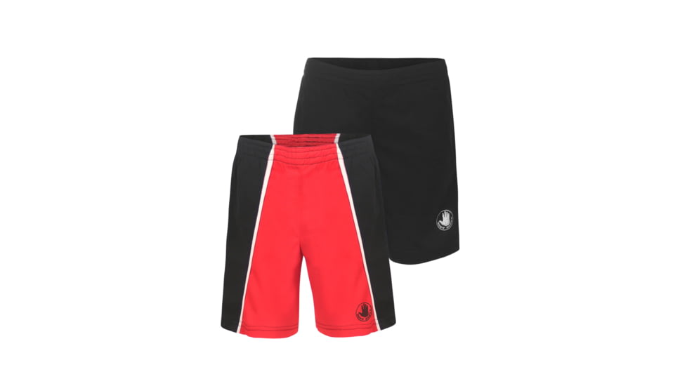 Body Glove Boys Solid and Two-Tone Shorts Set 8-18 - Black & Red/Black E5BC6AC2, 8, Black & Red/Black, 8953BGS31-B-8