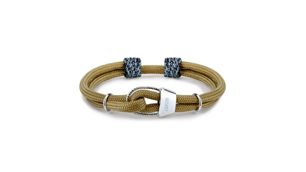 8BPLUS Handmade Galatiani Wristband For Climbers, Beige/Silver, 5-9cm diameter, Regular, 501016