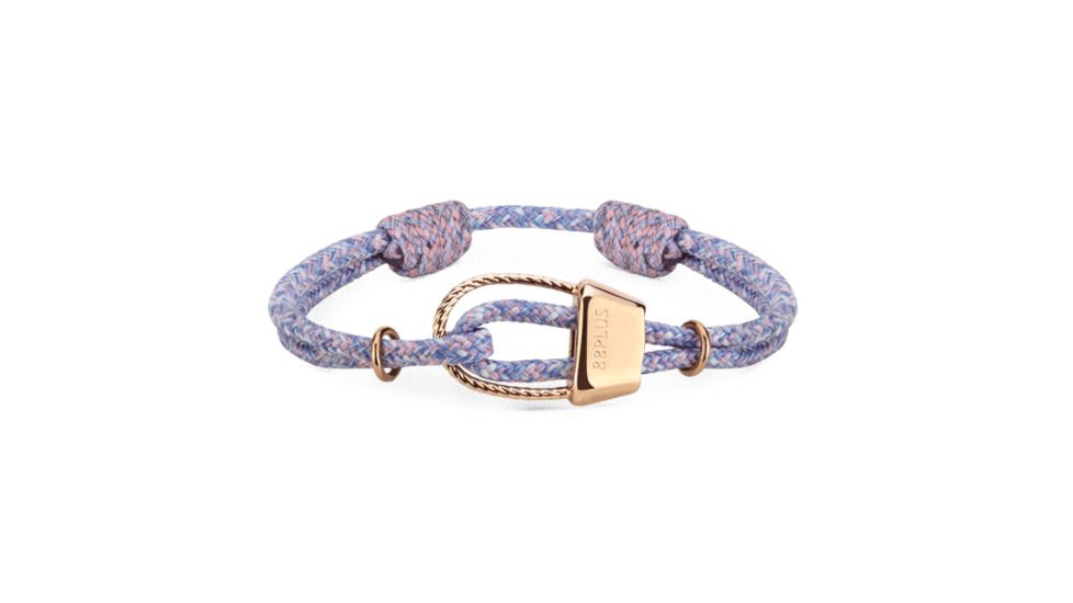 8BPLUS Handmade Vathy Wristband For Climbers, Lila melange/Rose gold, 4-8cm diameter, Petite, Small, 502731