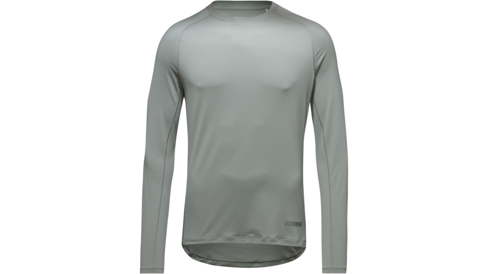GOREWEAR Everyday Long Sleeve Running Shirt Mens in Lab Gray 2XL Regular fit 710DE3FB, 101022-BF00-XXXL