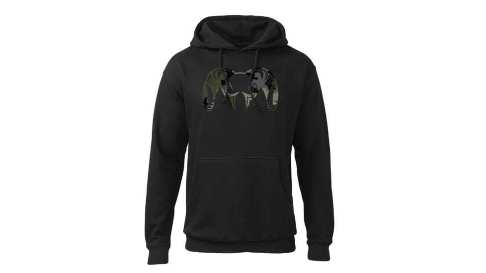 KUIU Verde Ram Hoodie - Men's, Black, 3XL, Cotton, Adult, Male, 7522704064670