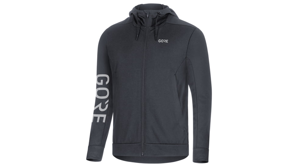 GOREWEAR Mens M Signature Cycling Hoodie in Black XS Regular fit 1D1D9820, 100507-9900-S