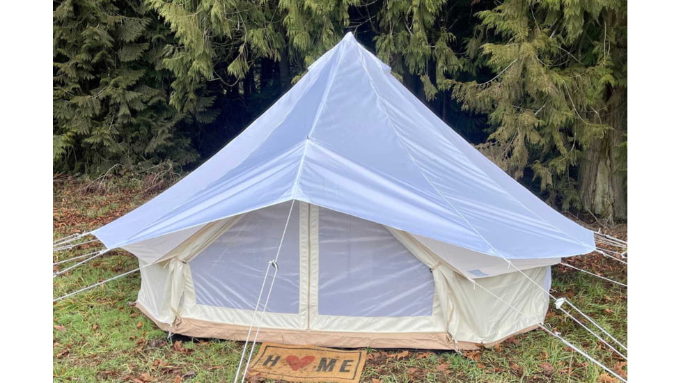 Life Intents Bell Tent Fly Cover Shield 4M 13 ft, bell-tent-fly-cover-4m-13