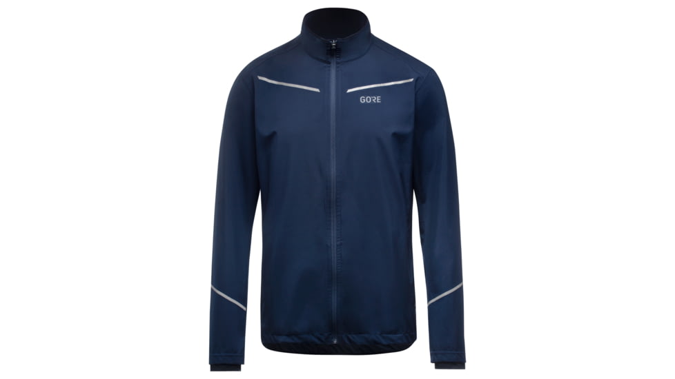 GOREWEAR Mens R3 Partial GORE-TEX INFINIUMTM Running Jacket in Orbit Blue Medium Regular fit Windproof 0317E06E, 100624-AU00-L