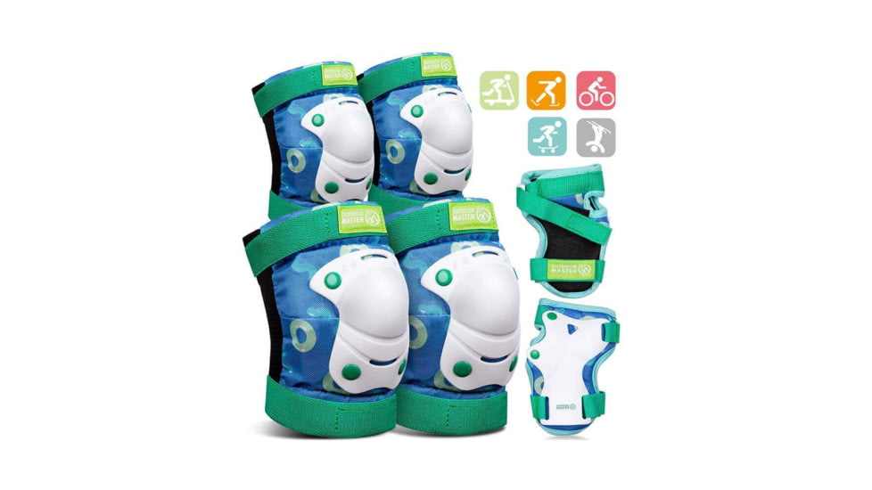 Outdoor Master Kids Elbow &amp; Knee Pads FA7F5EB9, kids-youth-protective-gear-set