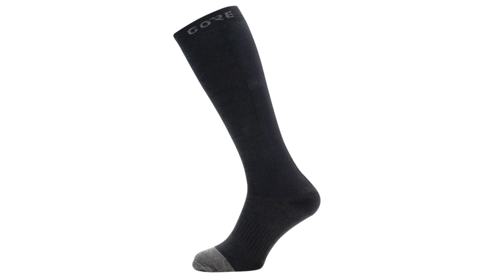 GOREWEAR M Thermo Long Socks in Black/Graphite Grey 8-9.5 Moisture Wicking 10A6EC31, 100231-9991-L