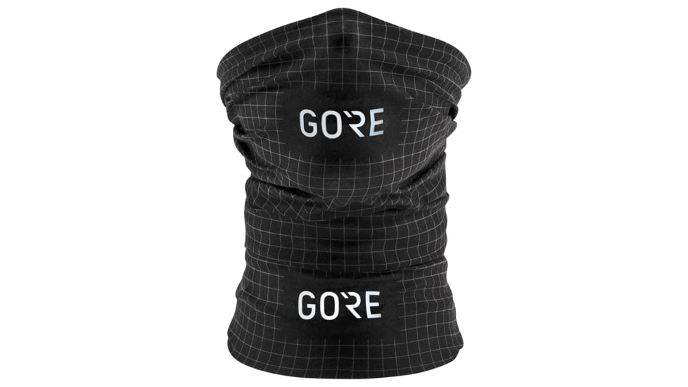 GOREWEAR Grid Neckwarmer in Black/Urban Gray 98AE23C1, 100857-99BB-ONE