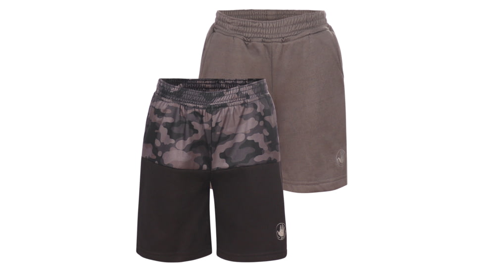 Body Glove Boys Solid and Camo/Black Shorts Set 4-7 - Camo/Black &amp; Grey 6AE4630B, 7, Camo/Black &amp; Grey, 8913BGS31-C-7