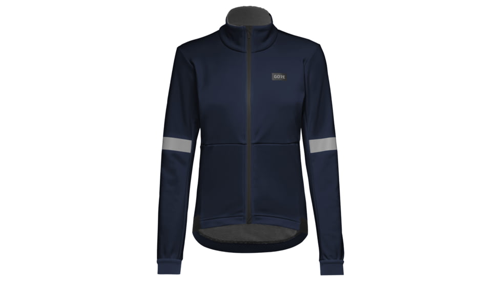 GOREWEAR Tempest Cycling Jacket Womens in Orbit Blue XL 16-18 Slim fit Windproof A48938FC, 100818-AU00-44