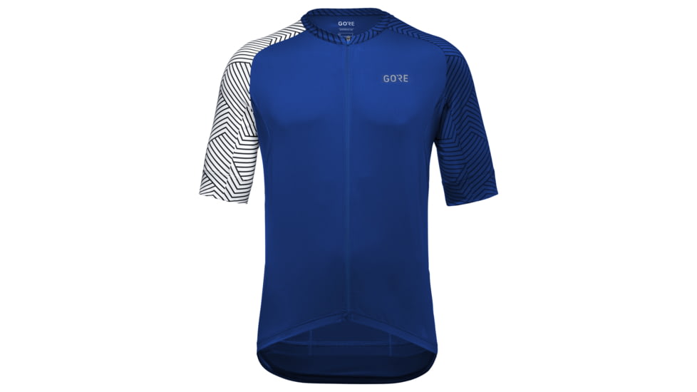 GOREWEAR Mens C5 Cycling Jersey in Ultramarine Blue/White XS Form fit EB6CD9F6, 100164-BL01-S