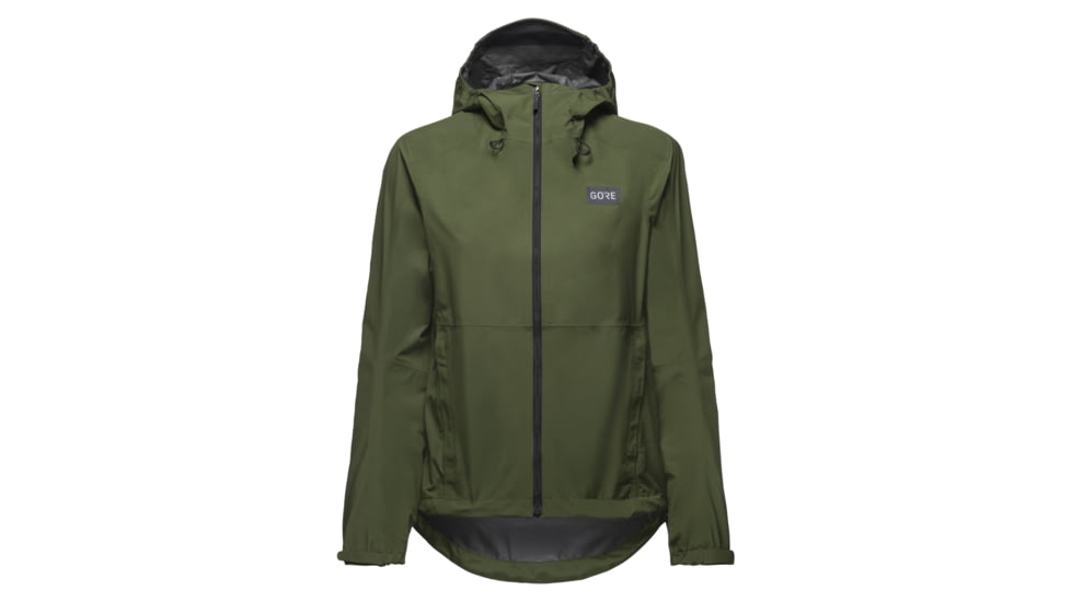 GOREWEAR Endure GORE-TEX Cycling Jacket Womens in Utility Green Medium 8-10 Regular fit Waterproof C59C2374, 100916-BH00-40