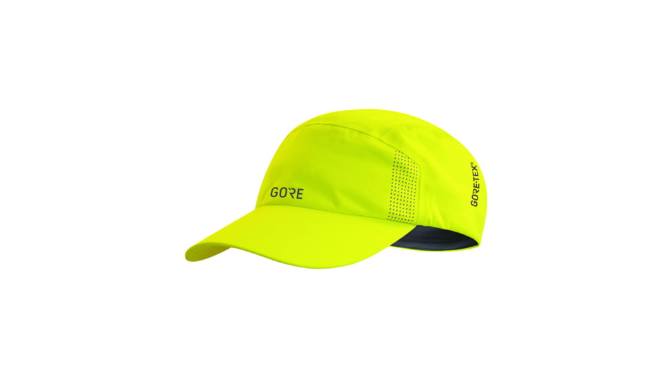 GOREWEAR M GORE-TEX Cap in Neon Yellow Waterproof 1CF2528B, 100002-0800-ONE