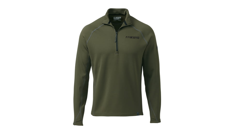 Kuiu Peloton 200 Zip Hunting Shirt - Men's, Olive, 3XL, Toray, Adult, Male, 6826865066142