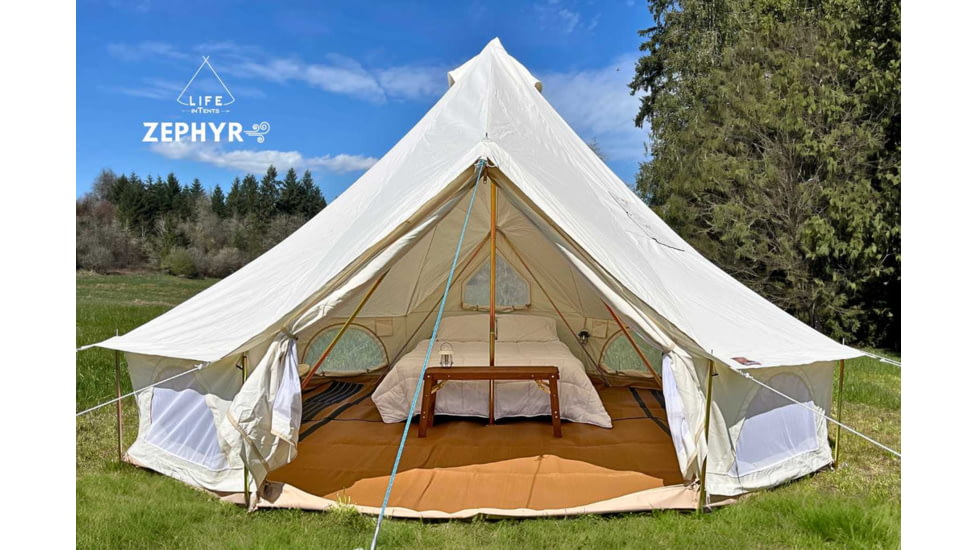 Life Intents 16 5M ZephyrTM Tent Cabin, zephyr-5m-canvas-camping-tent