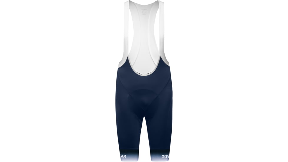 GOREWEAR C5 Fade Bib Cycling Shorts+ Mens in Orbit Blue / White Large Form fit 68309BF9, 101113-AU01-XL