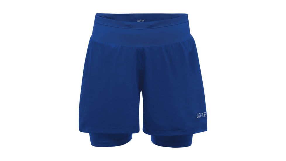 GOREWEAR R5 Womens 2in1 Running Shorts in Ultramarine Blue Small 4-6 Slim fit 4F21938D, 100623-BL00-38