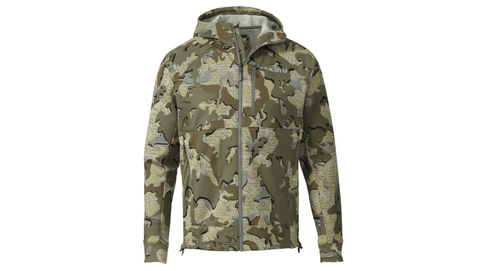 KUIU StrongFleece 275 Full Zip Hunting Hoodie - Men's, Valo, 3XL, Adult, Male, 7490135752862