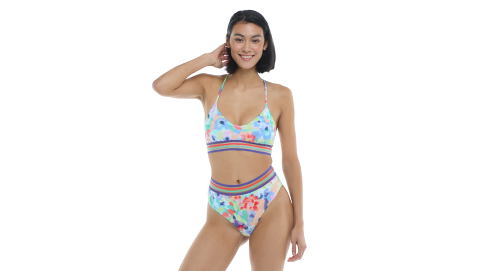 Body Glove Posy Ruth Fixed Triangle Swim Top - Multi 129E76E1, M, Multi, 39608226-300-M