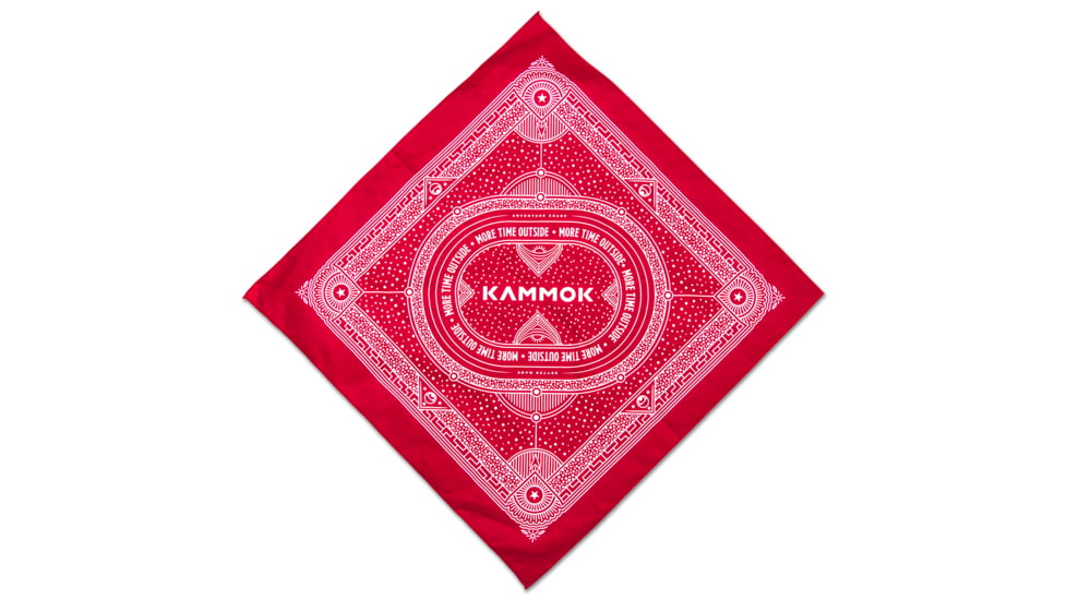 Kammok Time Outside Bandana Outlet A6348A0B, New &amp; Unused, ONBAND-RED-MTO
