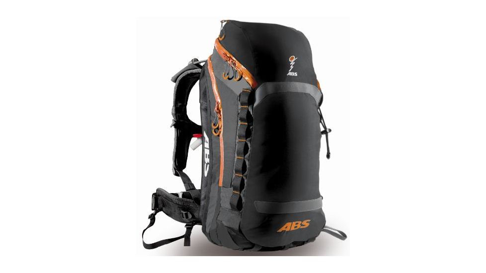 ABS Vario 25 Avalanche Airbag-Black/Orange