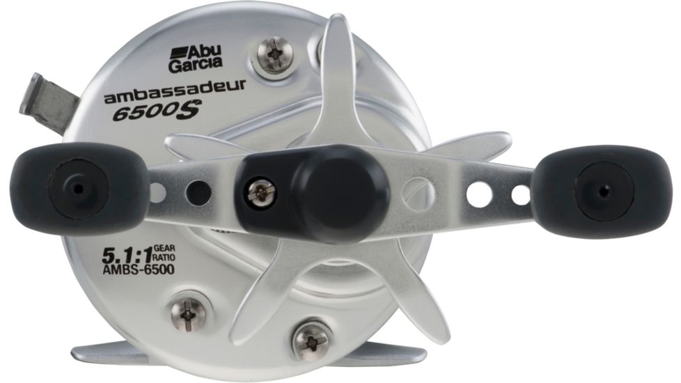 Abu Garcia Ambassadeur S Round Baitcast Reel, 6500, 11.1 oz. 175576