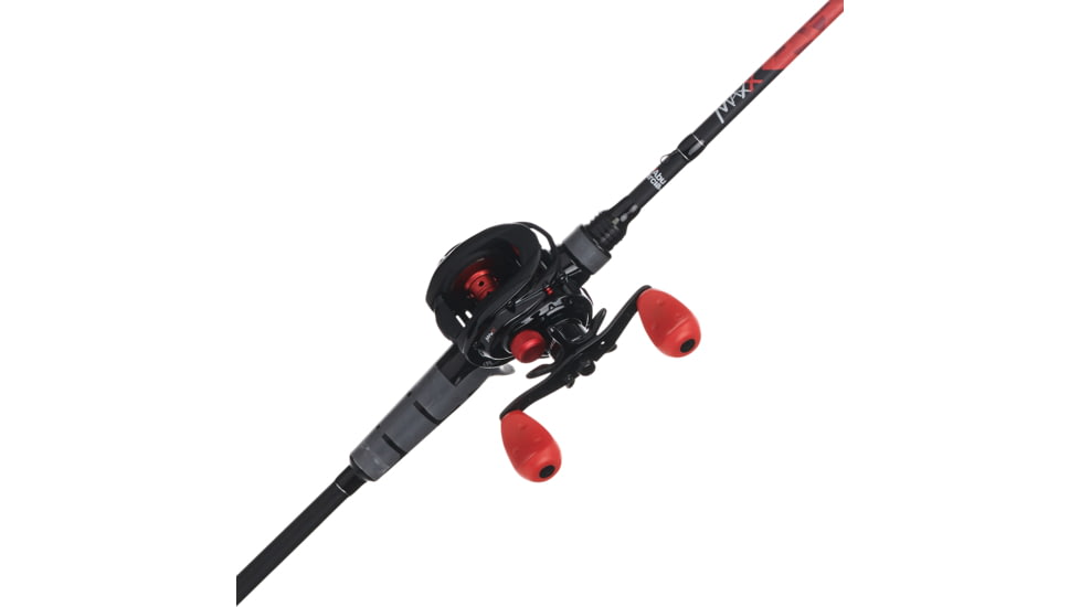 Abu Garcia Max x 66 M Cbo Lp Casting Combo, Black, MAXX/661M-BLK