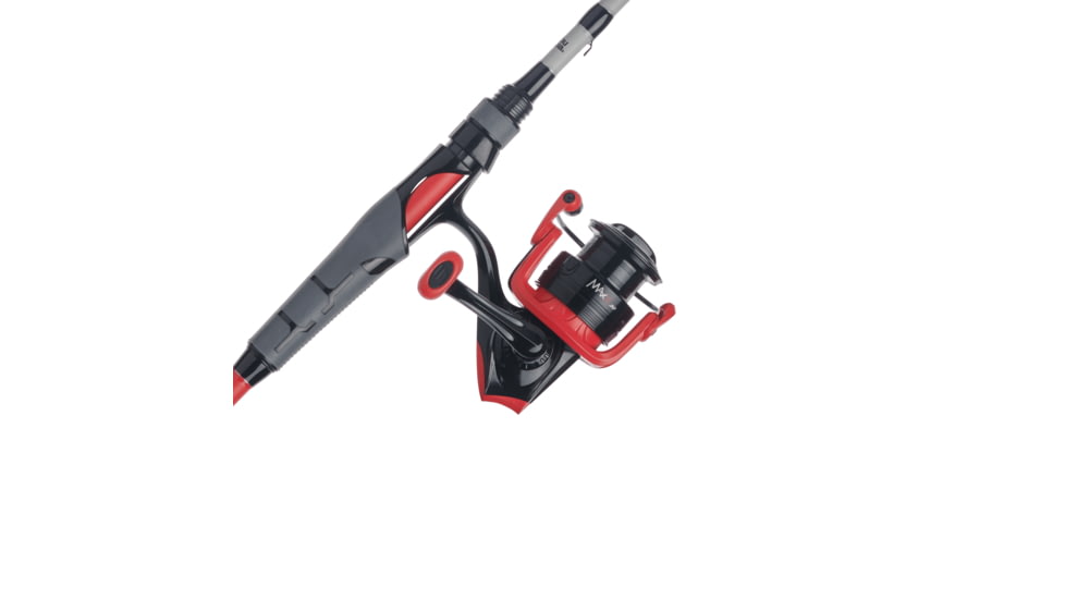 Abu Garcia Max X Spinning Combo, 5.1/1, Right/Left, 30, 6ft. 6in. Rod Length, Medium Power, Moderate Fast Action, 1 Piece Rod, MAXXSP30/661M