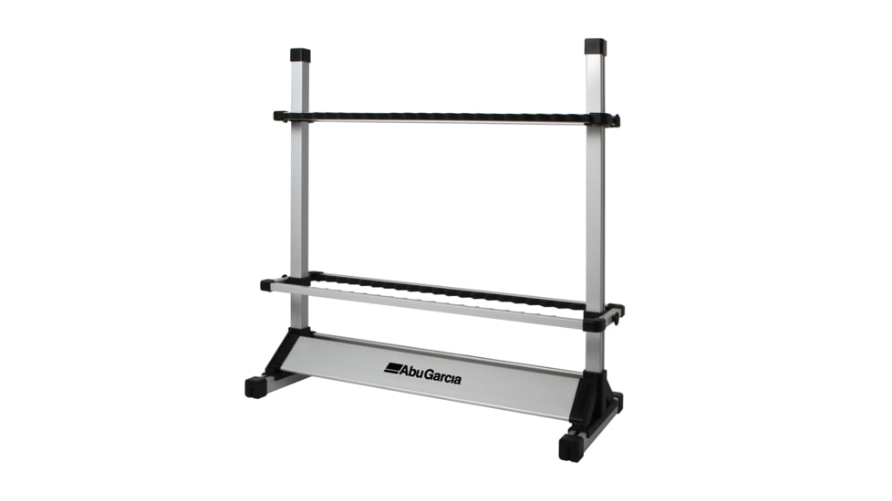 Abu Garcia Rod or Combo Floor Rack, Silver 1546016