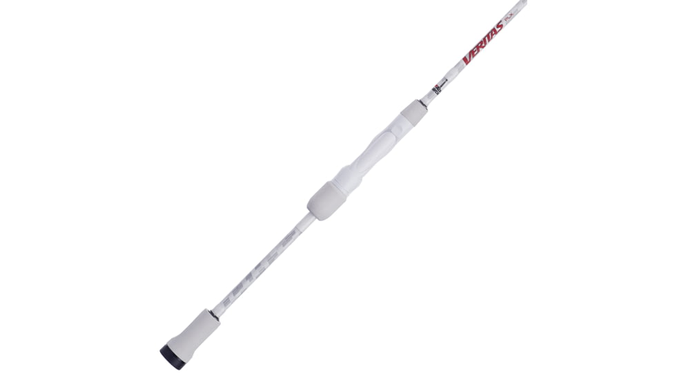 Abu Garcia Veritas Rod, Medium 1 Piece, Spinning, Fast, 6-12lb, 1/8-1/2oz, Ti Guideswith Zirconium Inserts, Eva Handle, 63, VTPS63-5