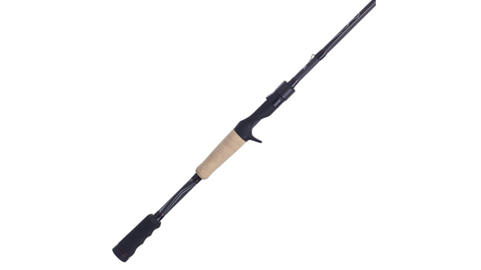 Abu Garcia Winch Crankbaits Cast Rod, 1 Piece, Medium-Heavy, Moderate/Fast, 12-20lb, 3/8-1 1/4oz SS Guides/Zirconium Inserts, Eva /Cork Handle, 76, WINCHC76-6