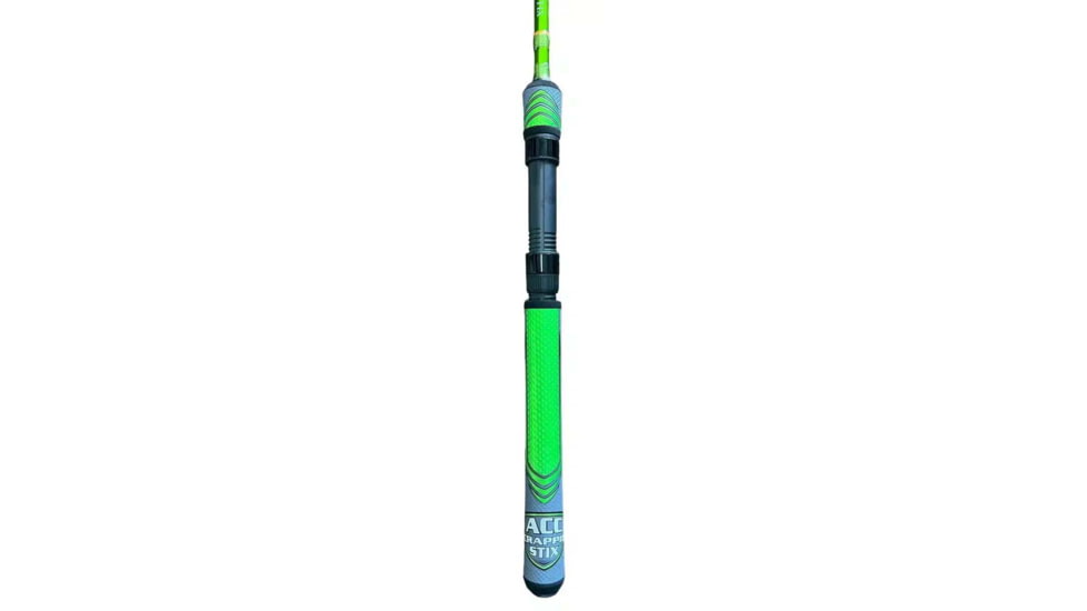 ACC Crappie Stix Dock Shooting Spinning Rod, 1 Piece, Medium Light, Natural, 7 ft, SPS-71S-LM-C