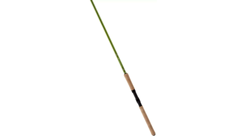ACC Crappie Stix Jigging Rod, 2 Piece w/ Cork Handle, Green, 12 ft, JS-122-M-MS-C