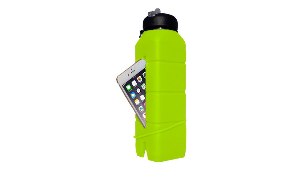 Acecamp Sound Bottle Light Green Holds 26 Fl Oz Silicone
