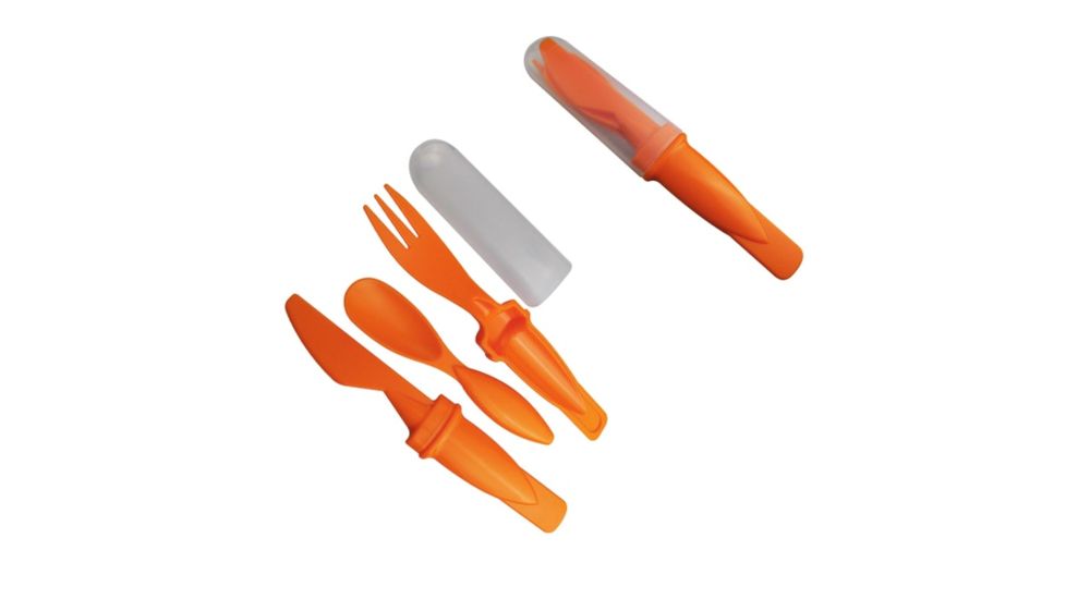 Acecamp 3 Piece Cutlery Set, Orange, ACE-1570