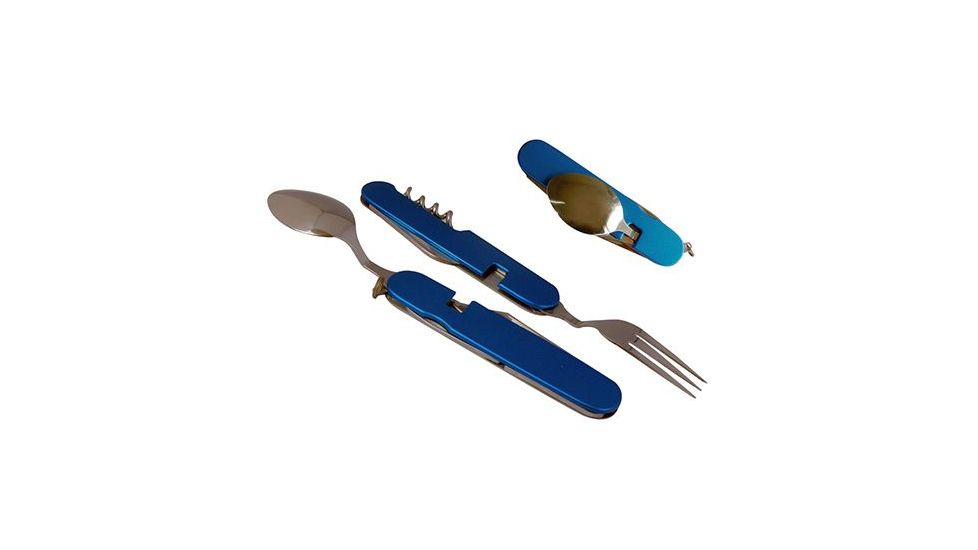 Acecamp Detachable Cutlery Set, Blue, Blue, 1 Year Limited Warranty, ACE-2574