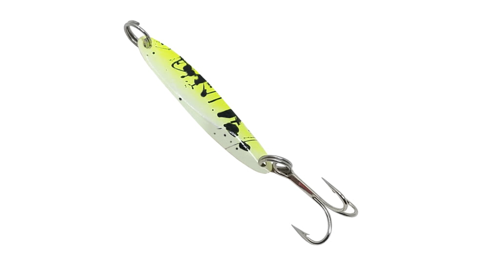 Acme Kastmaster DT 1/8oz, Glow Chartreuse Splash, SW105X/GCS