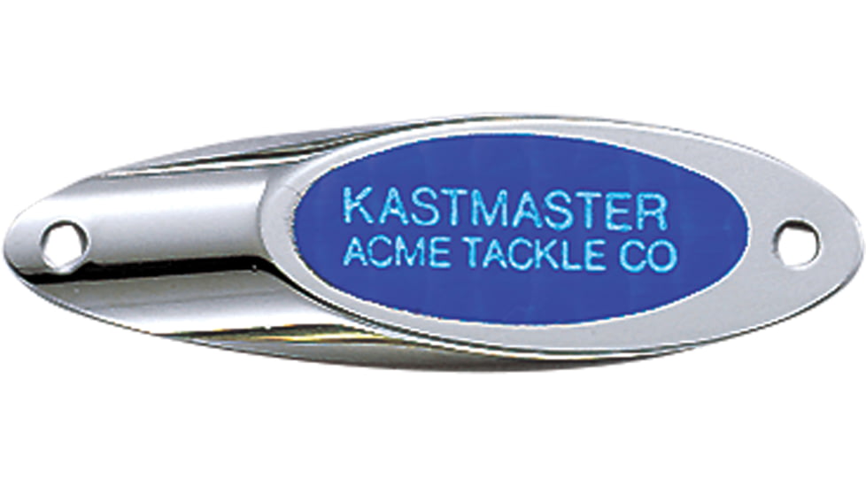 Acme Kastmaster Flash Tape Spoon, Chrome/Bu P, 1/4oz, 1 3/4in, SW10T/CHB