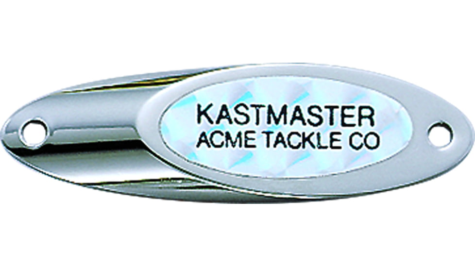 Acme Kastmaster Flash Tape Spoon, Chrome Silver, 1/4oz, 1 3/4in, SW10T/CHS