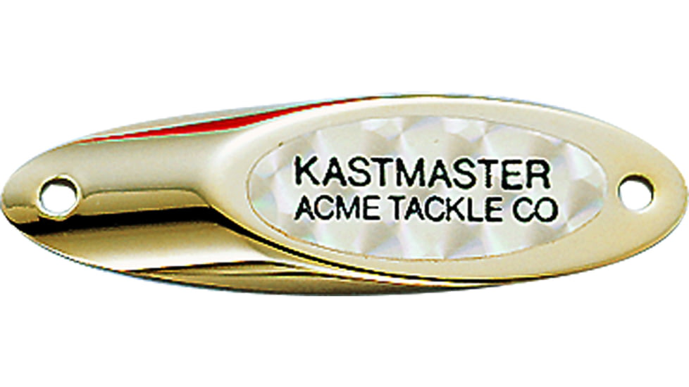 Acme Kastmaster Flash Tape Spoon, Gold &amp; Gold, 1/2oz, 2 1/4in, SW11T/GG