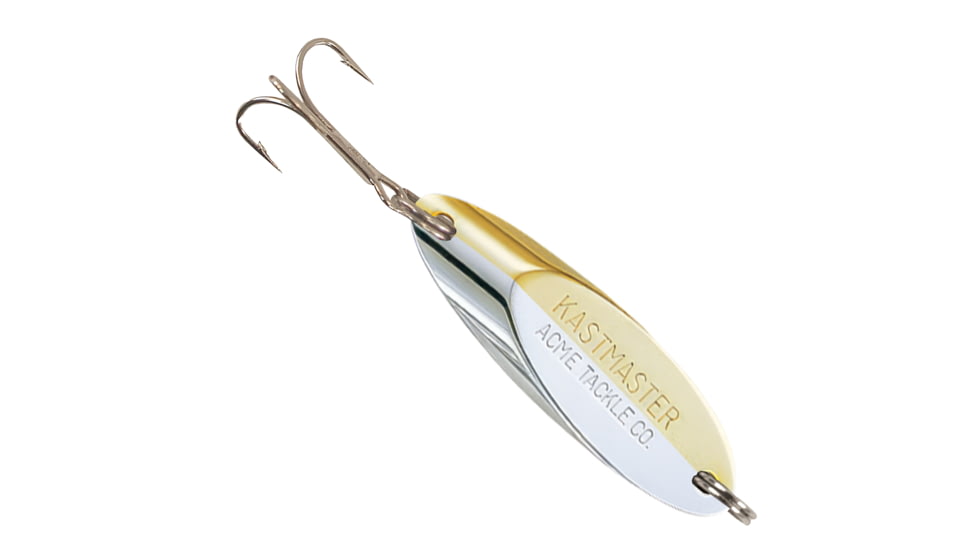 Acme Kastmaster Rattle Master Spoon, 3/8oz, Gold Chrome, SW138/GCH