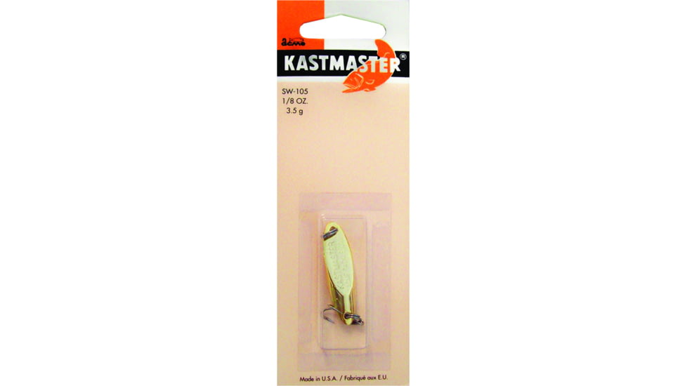 Acme Kastmaster Spoon, Gold, 1/8oz, 1 3/8in, SW105/G