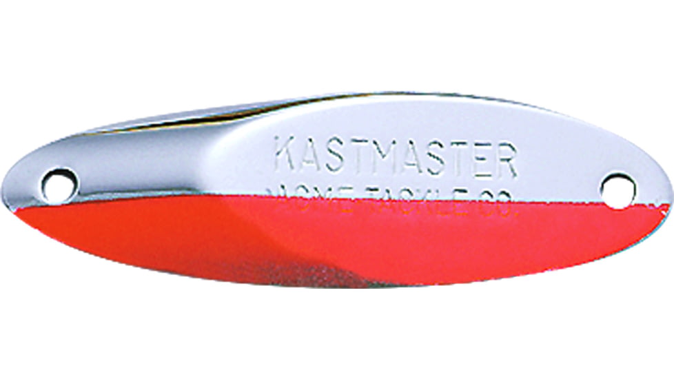 Acme Kastmaster XL Spoon, 2 3/4in, 1oz, Chrome &amp; Fluorescent Stripe, SW12/CHFS