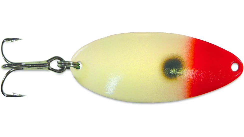 Acme Little Cleo Spoon, 1 7/8in, 1/3oz, Sinking, Super Glow Bloody Nose, C100SG/BN