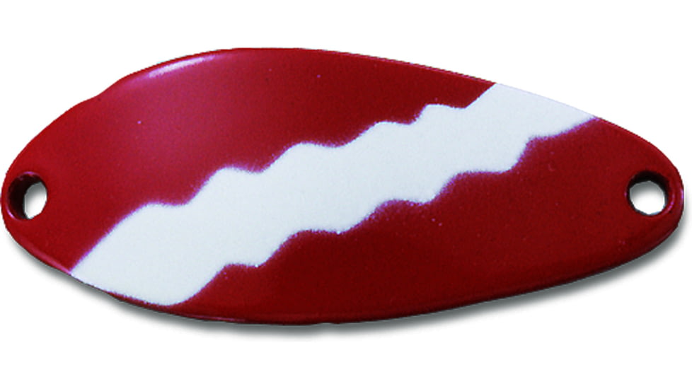 Acme Little Cleo Spoon, 2 1/2in, 3/4oz, Red/White/Nickel, C340/RWN